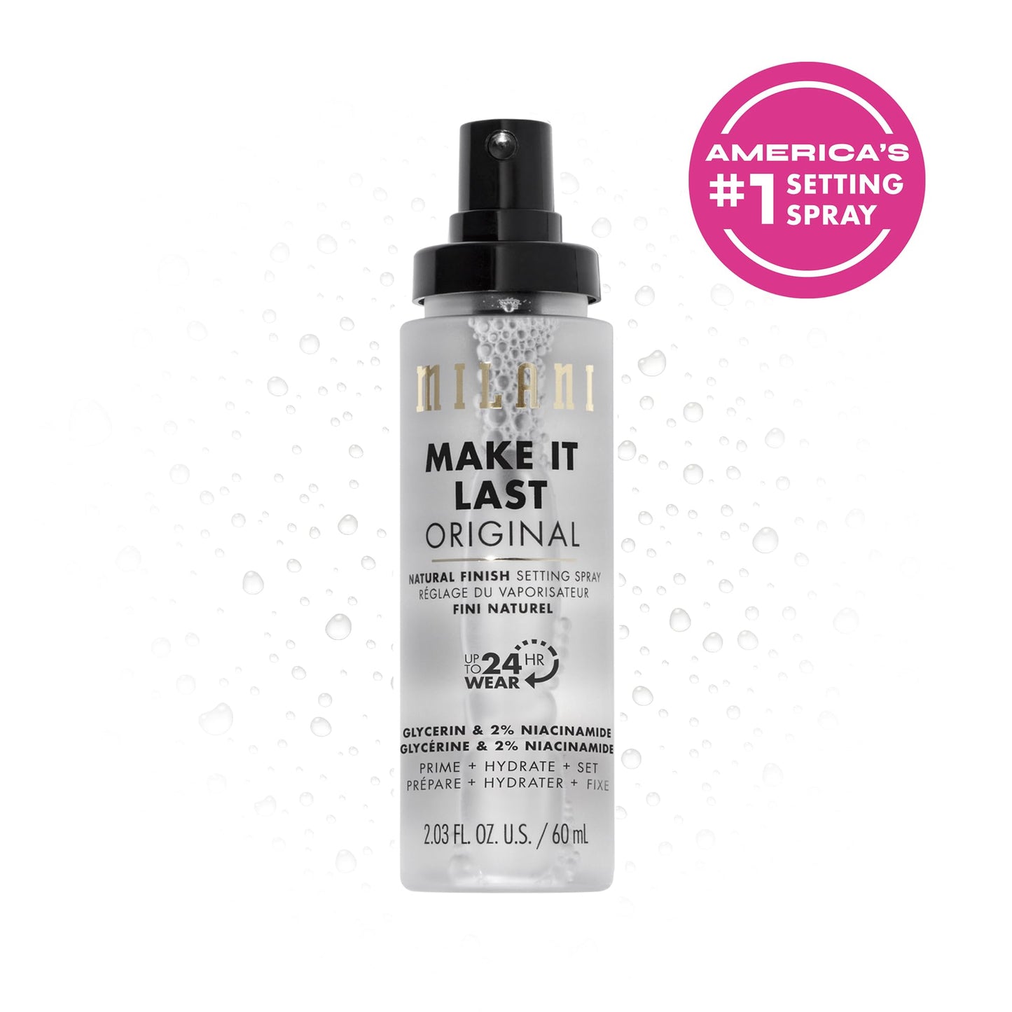 Pack of 2 Milani Make It Last Setting Spray 16 HR Wear, Make It Last (03)