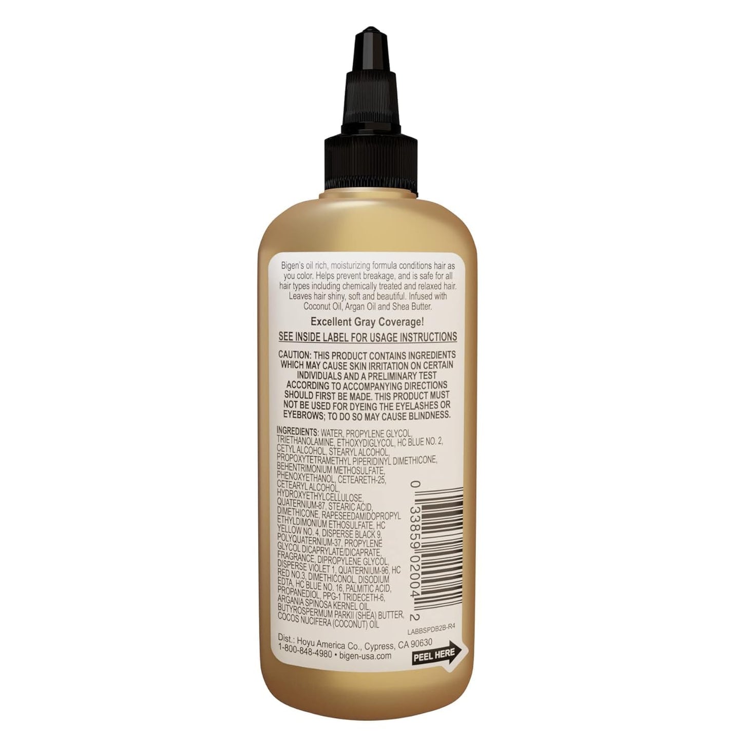Bigen Semi Permanent Hair Color #Db2 Darkest Brown, 3 oz (Pack of 7)