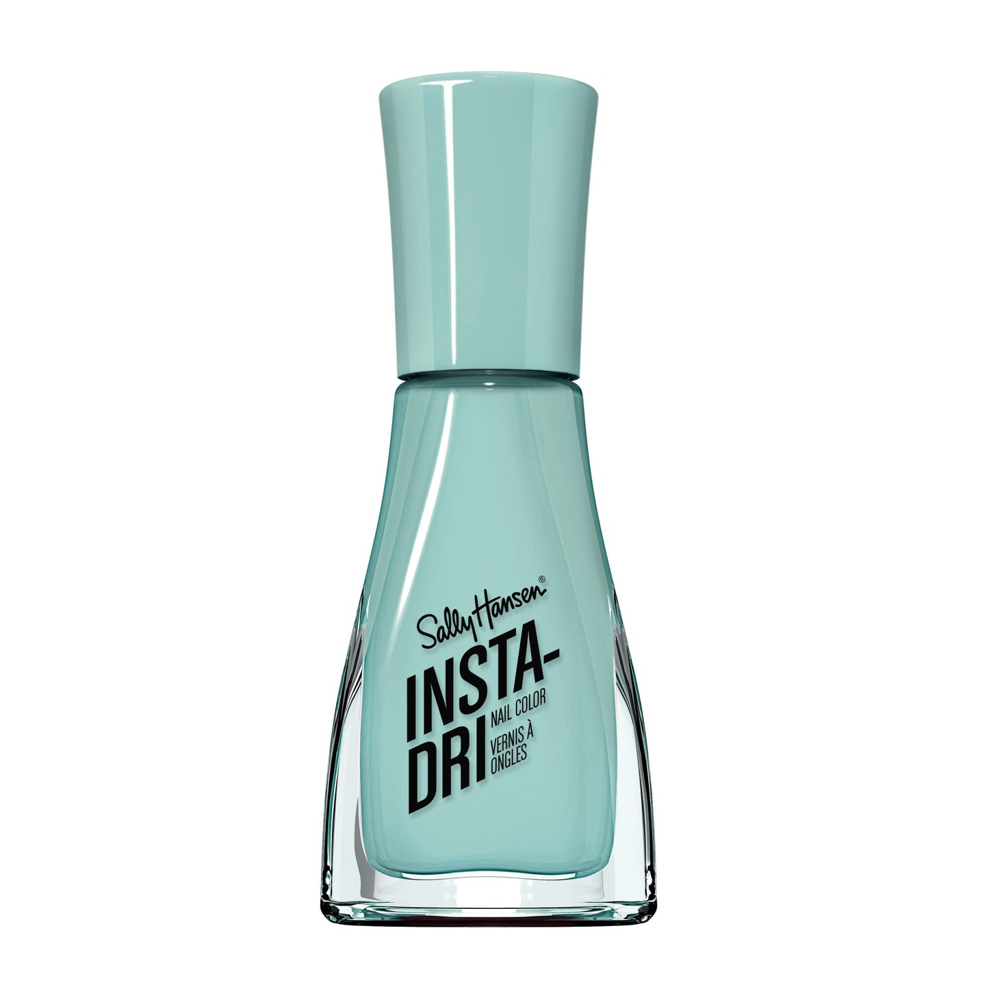 Sally Hansen Insta-Dri Nail Polish | Quick Dry, Long Lasting, Streak-Free Shine | Opaque, Shiny | 510 Gain Mo-Mint-Um | Cool Mint Blue Nail Color.