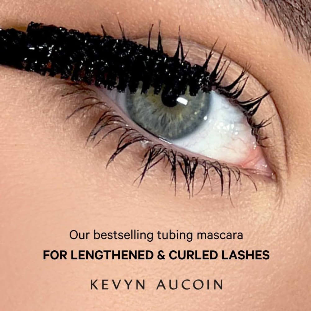 Kevyn Aucoin The Curling Mascara, Black: Classic volume brush. Tubing tech. All day wear. Clump & flake free. Pro makeup artist go to for volume