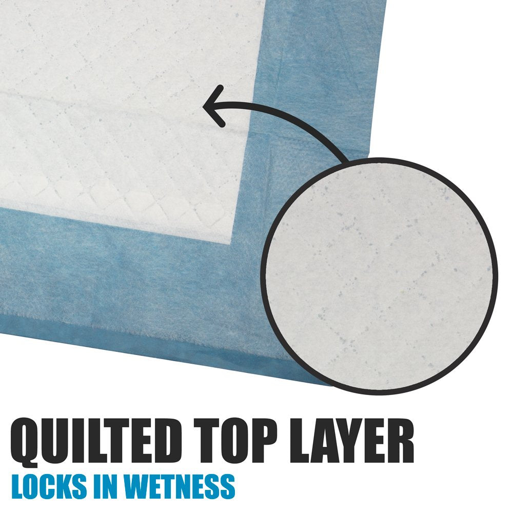 BV Puppy Pads 100 Ct 22"x22" – Leak-Proof, 6-Layer Absorbent Pee Pads with Odor Control for Puppies & Senior Dogs