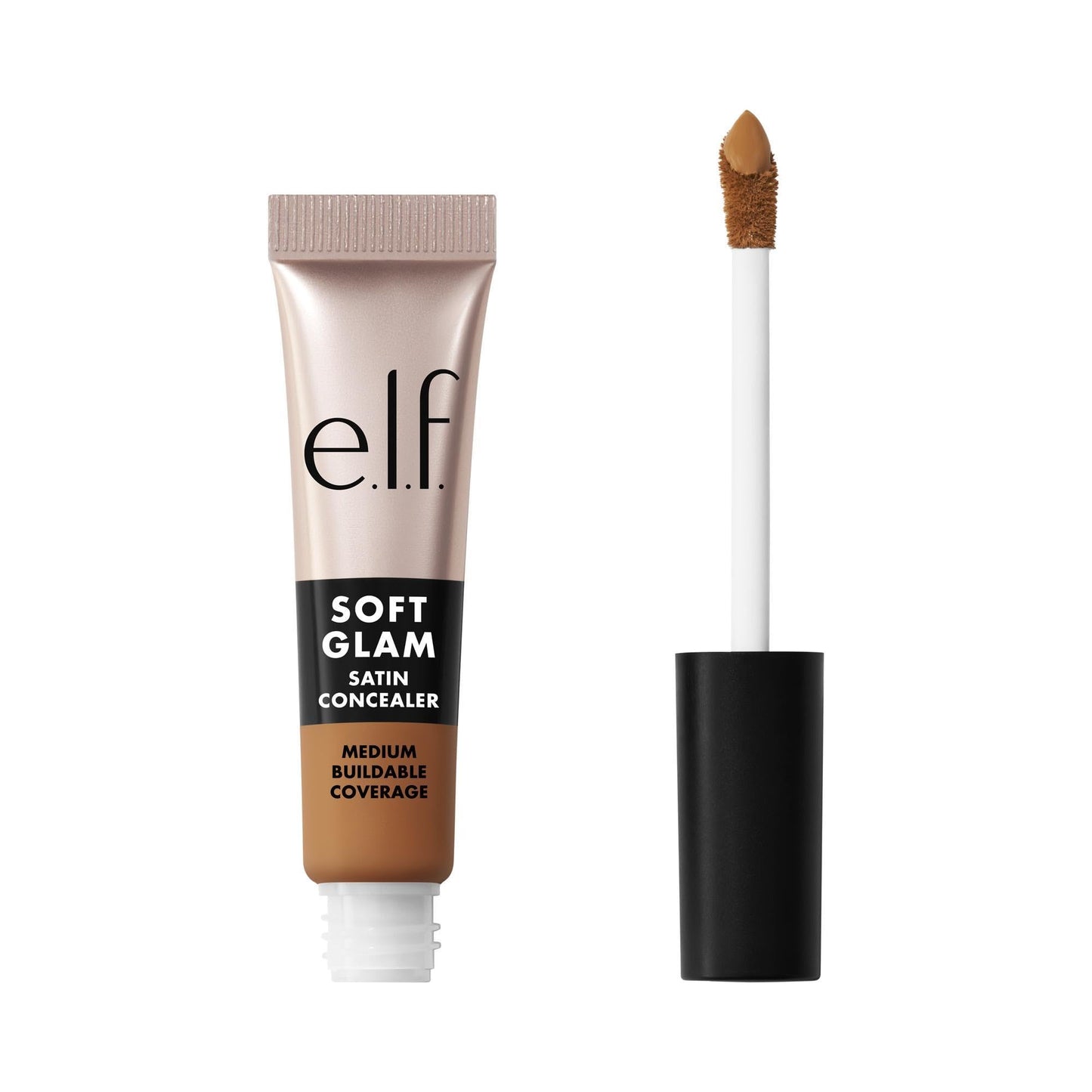 e.l.f. Soft Glam Satin Concealer, Medium Coverage For Blemishes & Under-Eye, Crease-Resistant, Long Lasting, Vegan & Cruelty-Free, 41 Tan Neutral