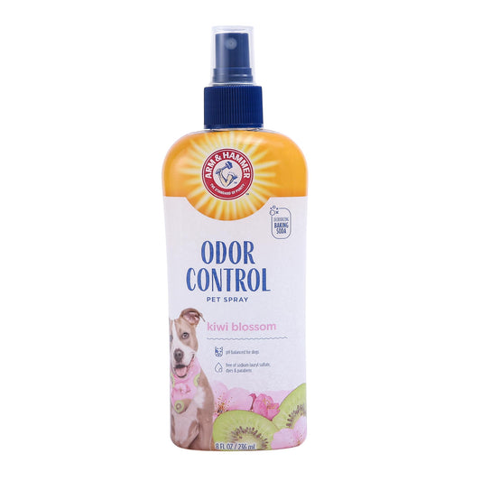 Arm & Hammer Pet Deodorizing Spray for Dogs & Puppies – Odor Eliminator with Fresh Kiwi Blossom Scent, 8 oz