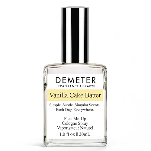 DEMETER Natural Perfume Spray Cologne for Women, Vanilla Cake Batter, 1 oz