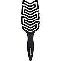 The Hair Edit Detangle & Massage Brush Wet & Dry Brush With Ergonomic Paddle, Non Slip Grip Scalp Massager with Soft Flexible Bristles, Anti-Breakage