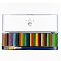 Kraze FX Peaks Face Paint Palette by Tamina Mohammed - 10 Colors Professional Split Cake Set - 3/4" Travel Size Cakes - Metallic & Earth Tones