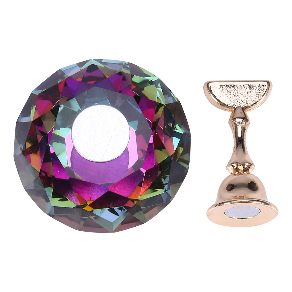 Nail Tips Stand Holder, Nail Art Display Stand, Magnetic Nail Stand Alloy Nail Art Display Base For Nail Clear Nail Practice Tips For Nail Art Beauty & Personal Care riteu