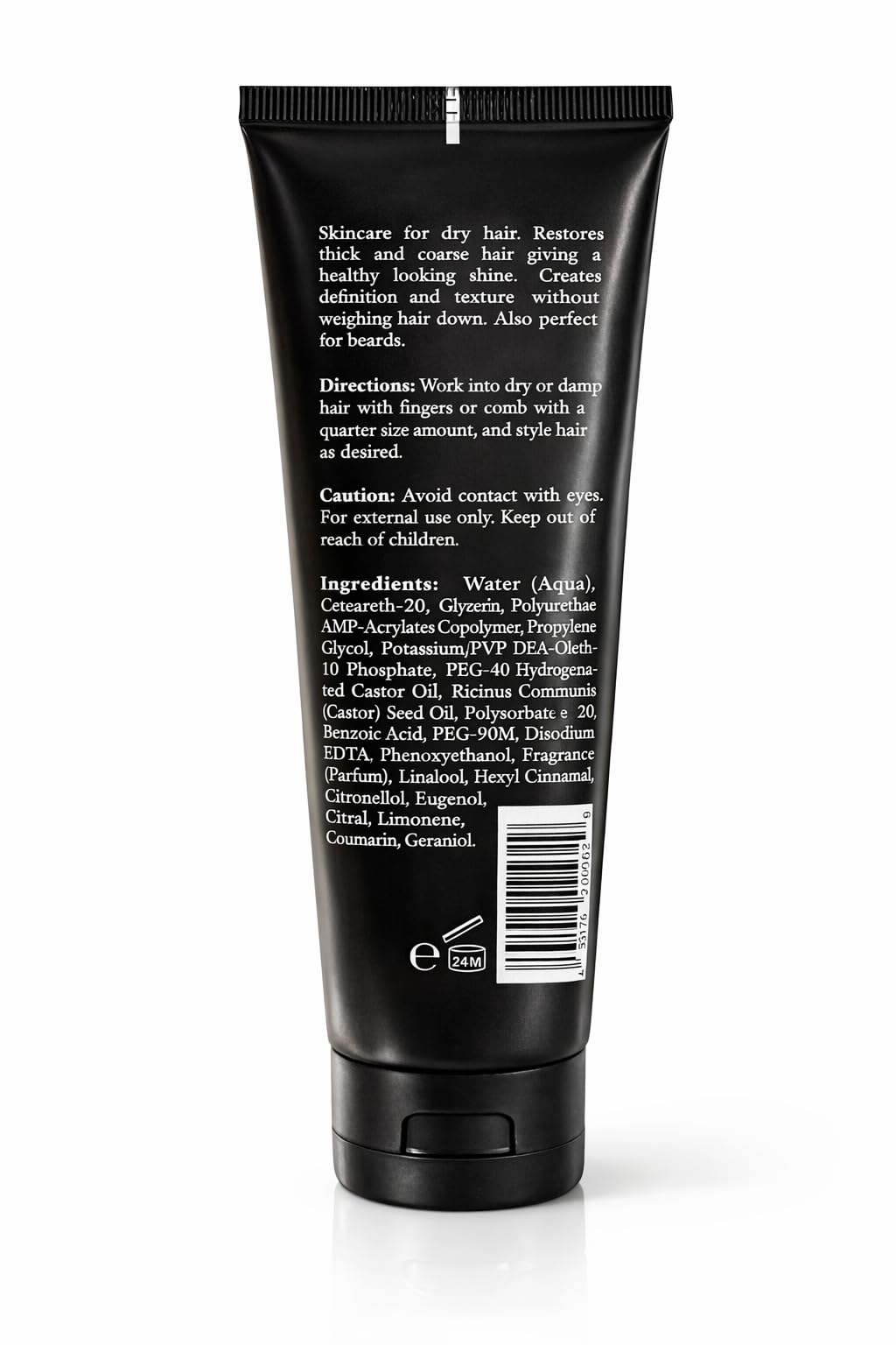 JS Sloane Hair Dressing Balm for Men - Lightweight Styling Cream for Shine & Texture - Restores Dry, Thick & Coarse Hair - Non-Greasy, Medium Hold