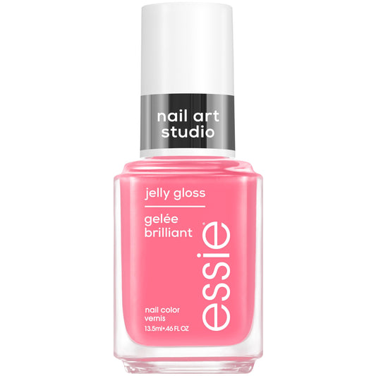essie Nail Art Studio Jelly Polish, Riviera Rush, Sheer Pink Nail Polish, Vegan, Slushy Sun, 0.46 Fl Oz Beauty & Personal Care essie