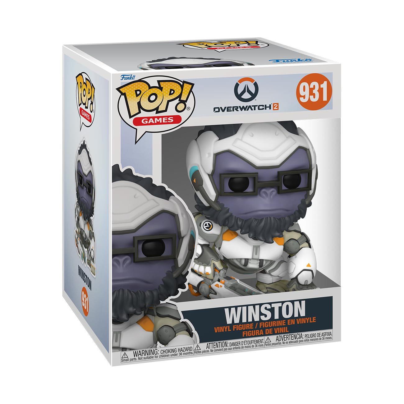 Funko POP! Super: Overwatch 2 - Winston - Overwatch - Collectable Vinyl Figure - Gift Idea - Official Merchandise - for Kids & Adults - Video Games…