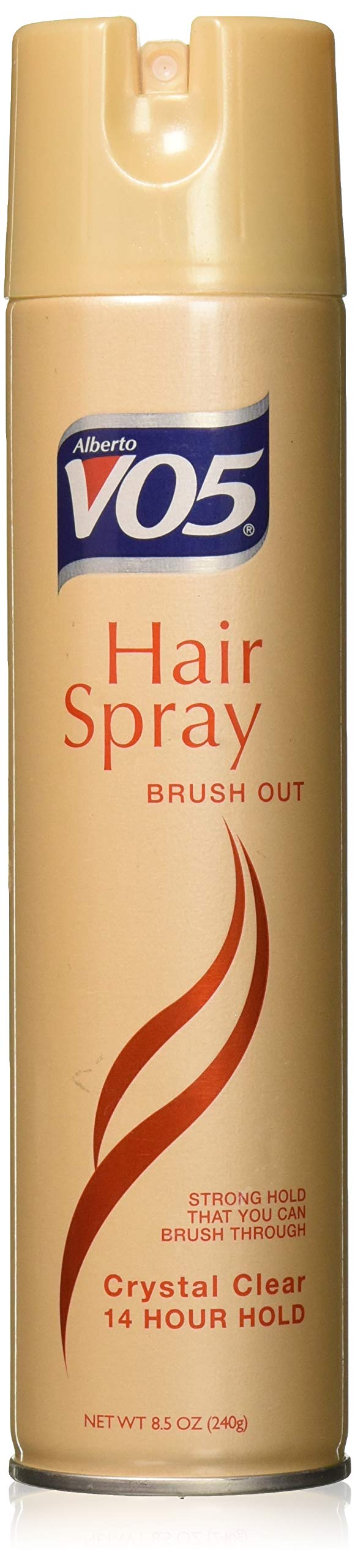 Alberto VO5 Crystal Clear Brush Out Hair Spray - Volumizing Hair Spray for Styling - Frizz and Humidity Control - Clear Spray Formula - 8.5 oz