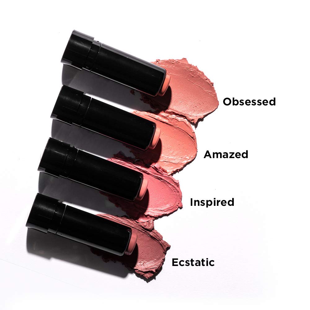 butter LONDON Plush Rush Blush & Lip Makeup Stick, Obsessed, Buttery Smooth Formula, Nourishing Shea & Mango Butter, Cruelty, Gluten & Paraben Free
