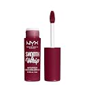 NYX PROFESSIONAL MAKEUP Smooth Whip Matte Lip Cream, Long Lasting, Moisturizing, Vegan Liquid Lipstick - Chocolate Mousse (Deep Red Brown)