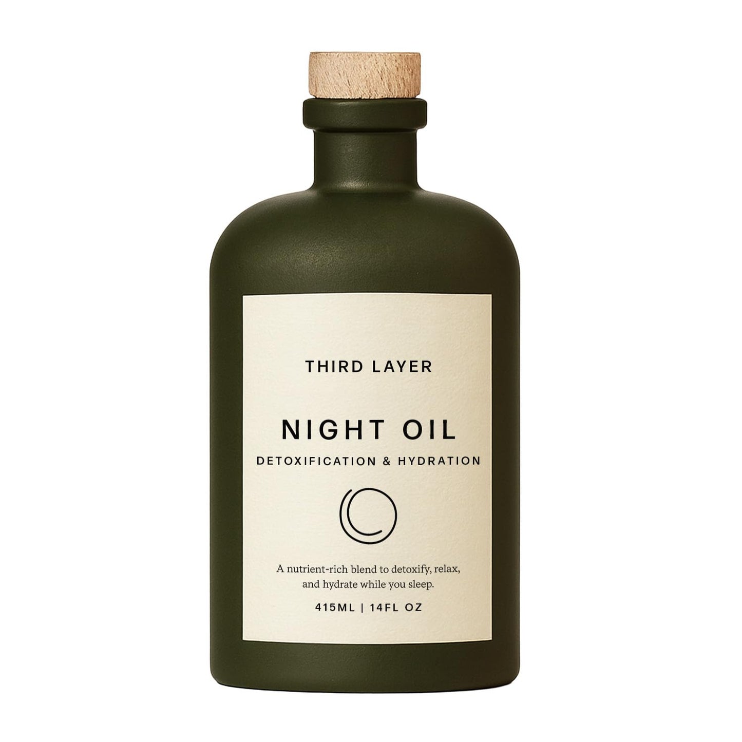 Third Layer Castor Oil Body Oil - 100% Organic, Cold-Pressed, Hexane-Free with Magnesium & Frankincense for Skin Hydration & Evening Self-Care, Night Beauty and Personal Care Third Layer Default Title