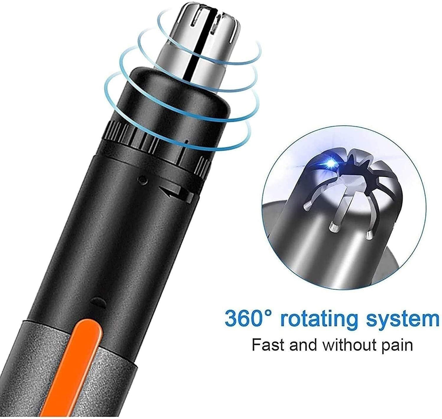 LEONYS Ear and Nose Hair Trimmer Clipper for Men & Women, Multifunction USB Rechargeable Professional Eyebrow Trimmer, Smart Cleaning System Beauty and Personal Care LEONYS