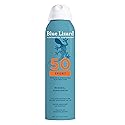 BLUE LIZARD Sport Mineral Sunscreen Spray SPF 50+, Dermatologist-Recommended Brand, Broad-Spectrum UVA/UVB Protection, Water-Resistant, Zinc Oxide