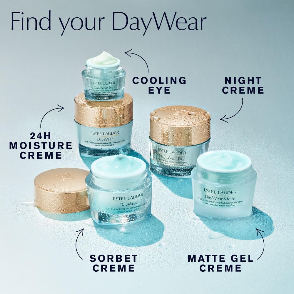 Estée Lauder DayWear Eye Cooling Anti-Oxidant Moisture Gel Cream | Under Eye Cream for Puffiness & Dark Circles, 0.5 Ounce