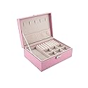 Jewelry Box for Necklace/Ring/Earring/Bracelet,Travel Jewelry Organizer,Big Jewelry Case,Portable Jewellery Box for Women/Girls/Mens
