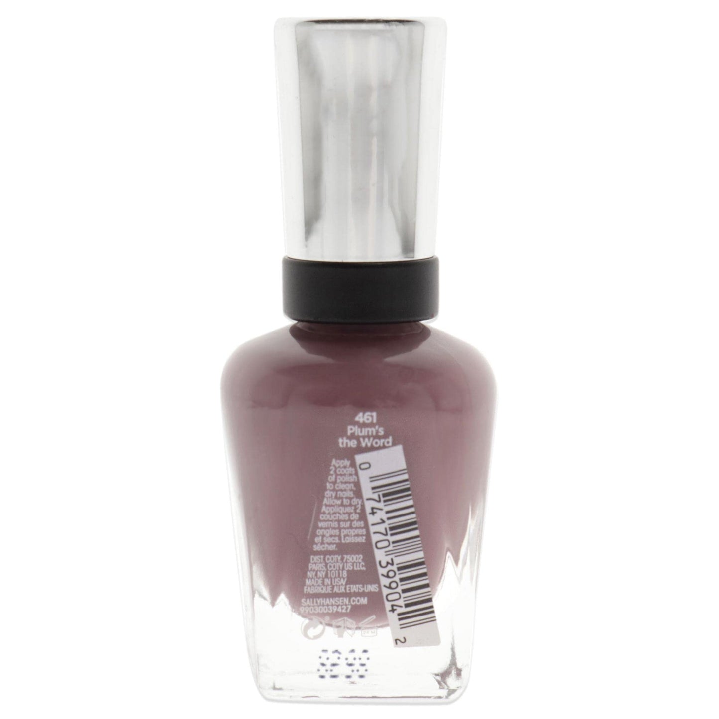 Sally Hansen Complete Salon Manicure Nail Polish | Multi-Benefit Nail Color | Strengthening Keratin Formula | 280 Plum's The Word Beauty & Personal Care Sally Hansen