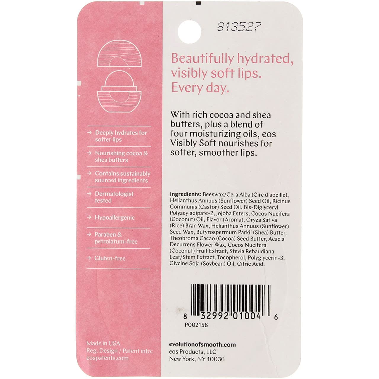 EOS Super Soft Shea Lip Balm, Coconut Milk 0.25 oz (Pack of 11)