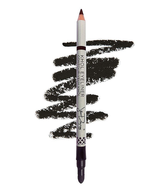 Jillian Dempsey Khol Eyeliner: Clean, Waterproof Eyeliner Pencil with Built-In Smudger for Effortless Blending - Rich Pigment, Cruelty-Free, Jet Black
