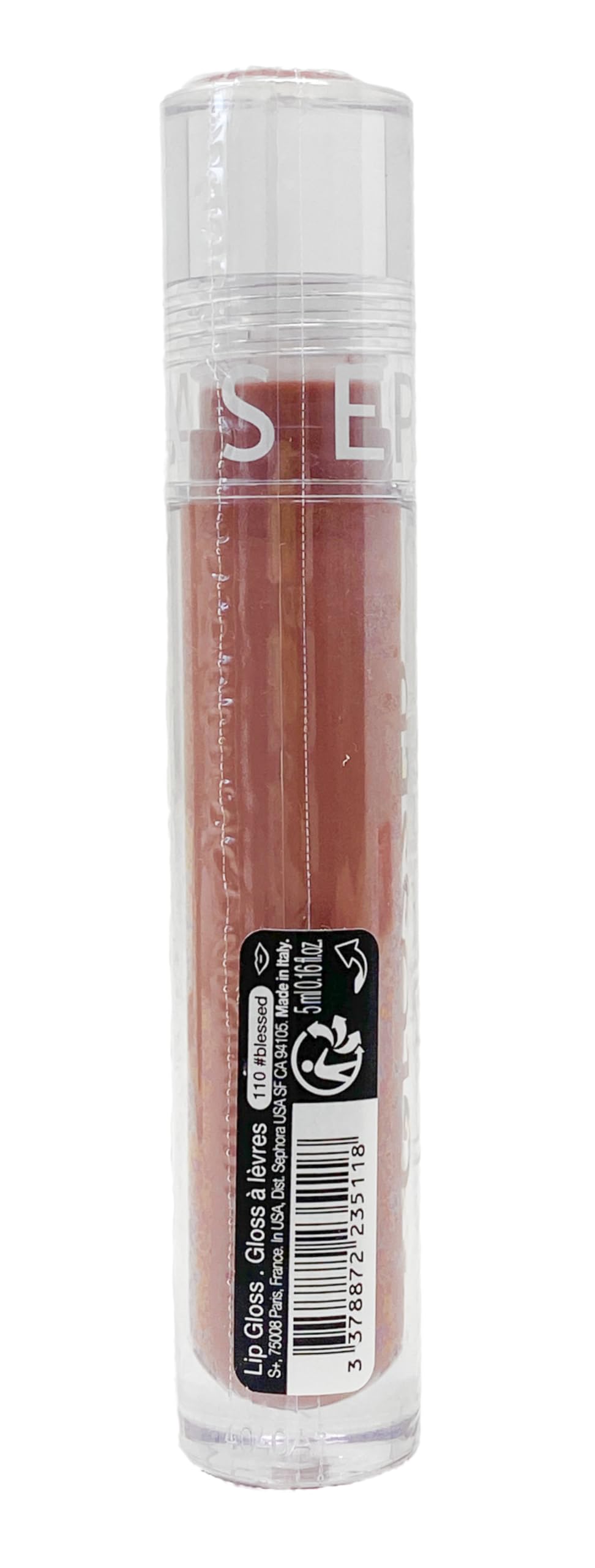 SEPHORA Collection Glossed Lip Gloss - 110 Blessed (taupe nude) 0.16 oz / 5 mL
