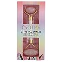 Pacifica Rose Quartz Facial Roller Massager - Crystal Gua Sha Skincare Tool for Face, Eyes & Neck - Cooling Stone Face Massager for Wrinkles, Fine