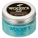 Woody's Premium Hair Clay for Men - Matte Finish, Pomade for Men Stronghold, Texturizing & Sculpting Hair Styling Clay, Flexible Control, 3.4 oz