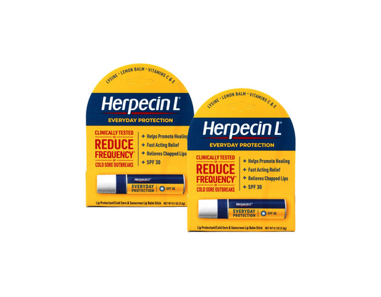 Herpecin-L Lip Balm Stick, 30 SPF, 0.1 Ounce (Pack of 2)