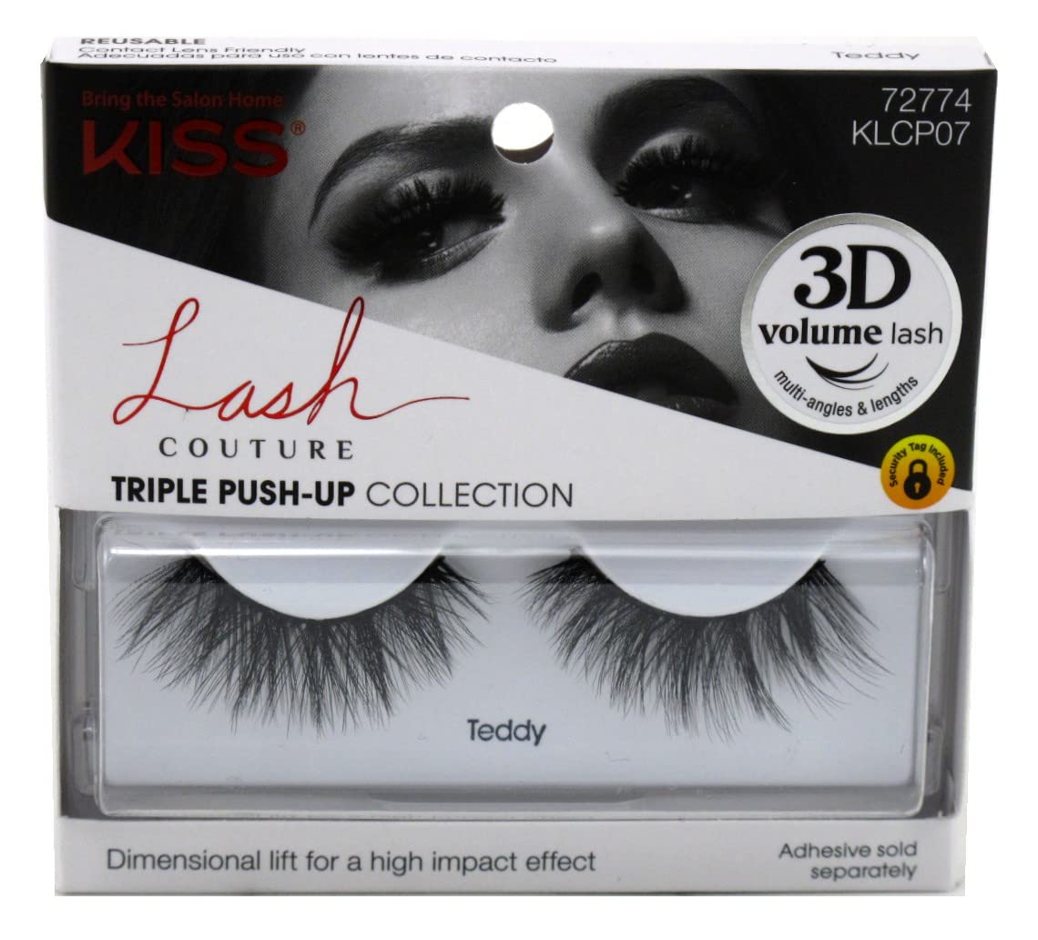 Kiss Lash Couture Triple Push- Up Teddy (Pack of 3)
