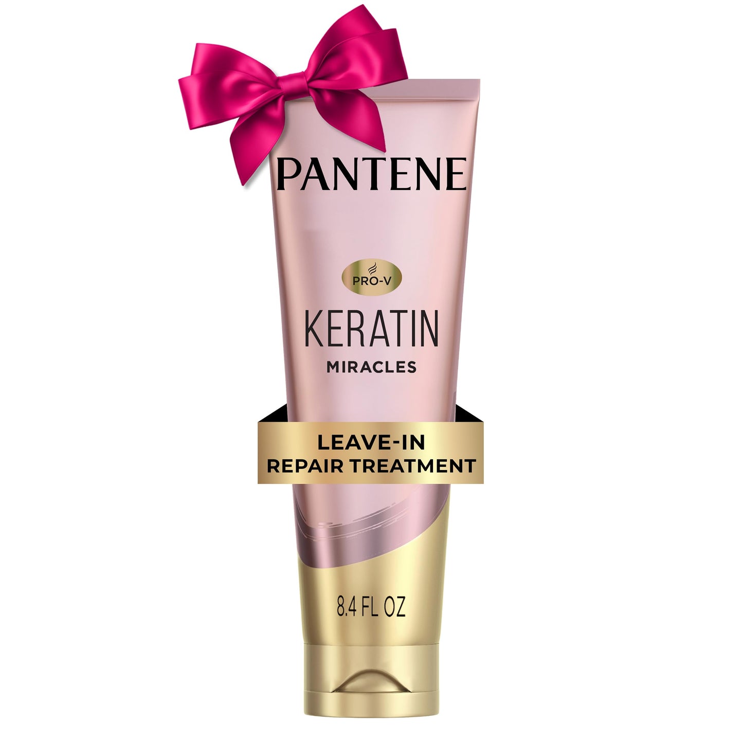 Pantene Keratin Leave-In Conditioner with Argan Oil, Protein Treatment for Dry, Damaged & Color-Treated Hair, Repairs Split Ends & Protects from