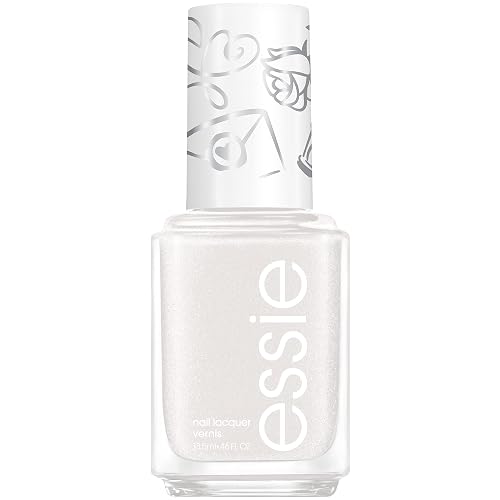 essie Vegan Nail Polish, Limited Edition Valentine's Day 2022 Collection, White, Quill You Be Mine, 0.46 Ounce Beauty & Personal Care essie