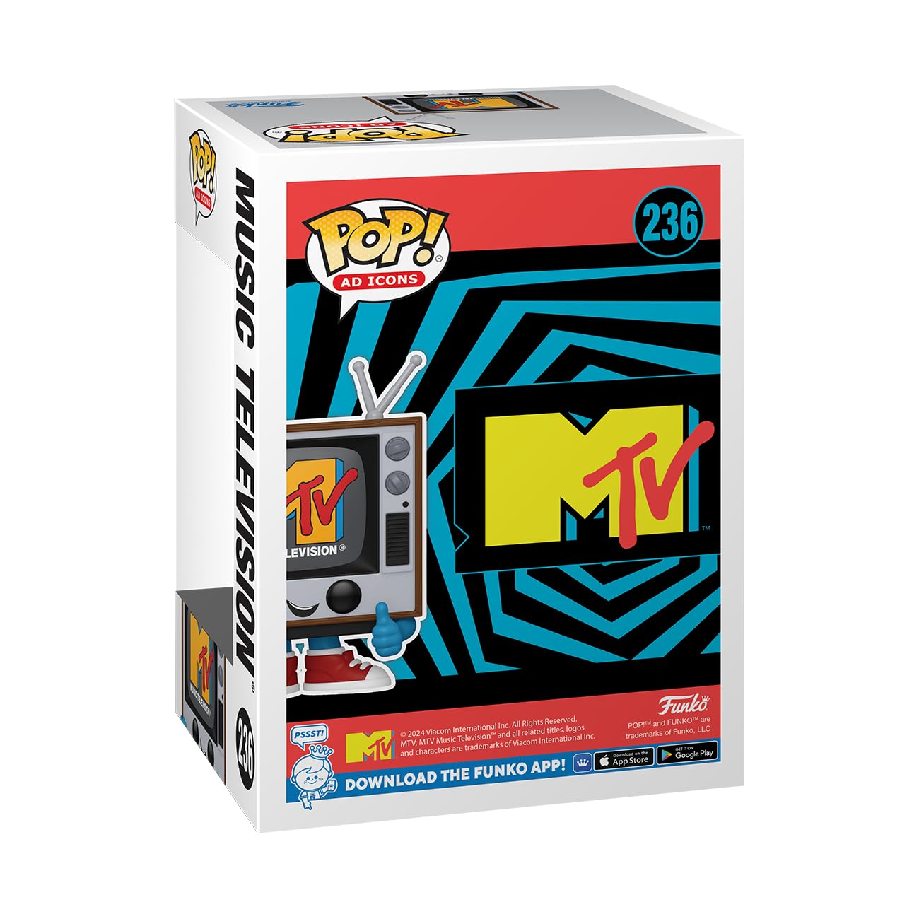 Funko POP! Ad Icons: MTV - MTV Logo - Collectable Vinyl Figure - Gift Idea - Official Merchandise - for Kids & Adults - Ad Icons Fans - Model Figure…