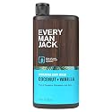 Every Man Jack Men's Hydrating Body Wash Naturally Derived Coconut and Vanilla - 16.9 fl oz NEW