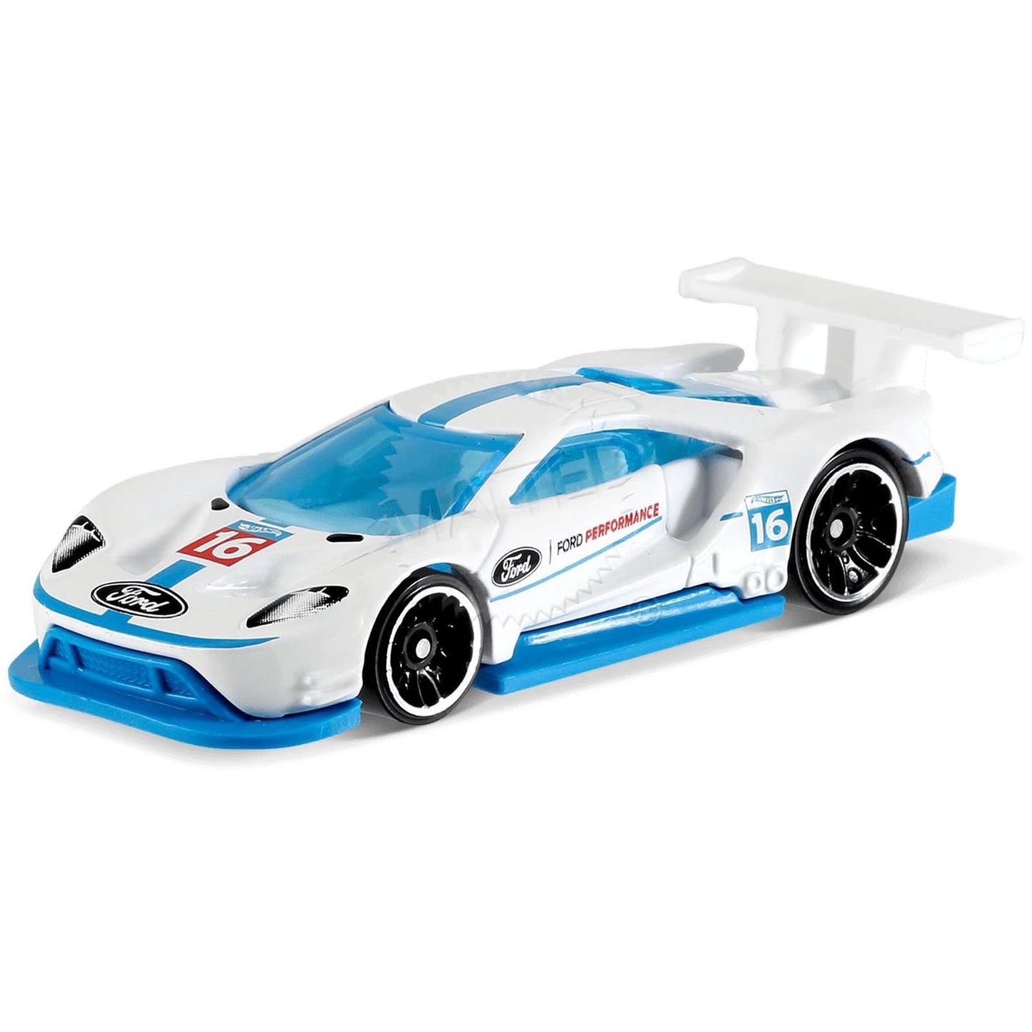 Hot Wheels 2017 HW Speed Graphics Ford Performance 2016 Ford GT Race 247/365, White