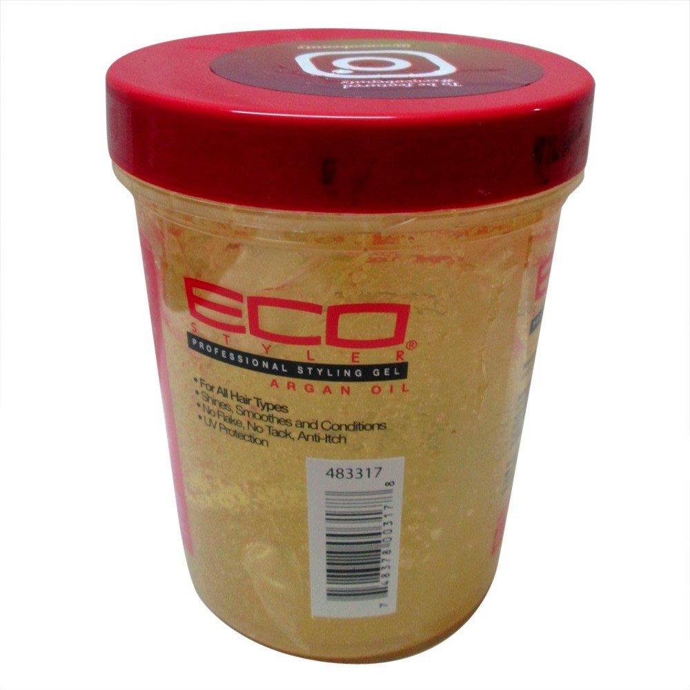 ECOCO EcoStyler Styling Gel, Moroccan Argan Oil, 32 oz (Pack of 4)