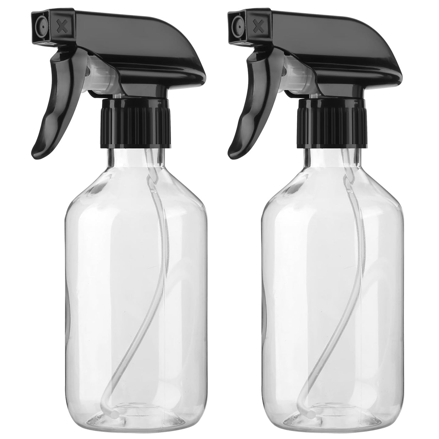 Arkeiliy 2-Pack Leakproof Spray Bottles (300ml/10oz) - Adjustable Nozzle for Fine Mist & Jet Stream | Premium Refillable Plastic Bottles for Hair Beauty and Personal Care Arkeiliy Default Title