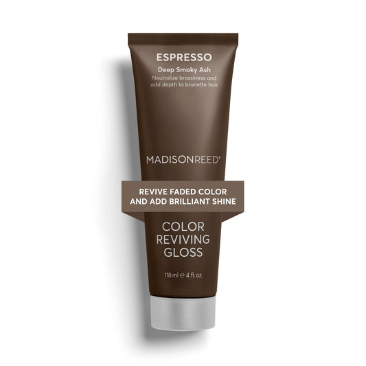Madison Reed Color Reviving Gloss - Espresso Brown | Semi-Permanent Toning Gloss for Brunette Hair, Neutralizes Brassiness & Red Tones, Boosts Shine