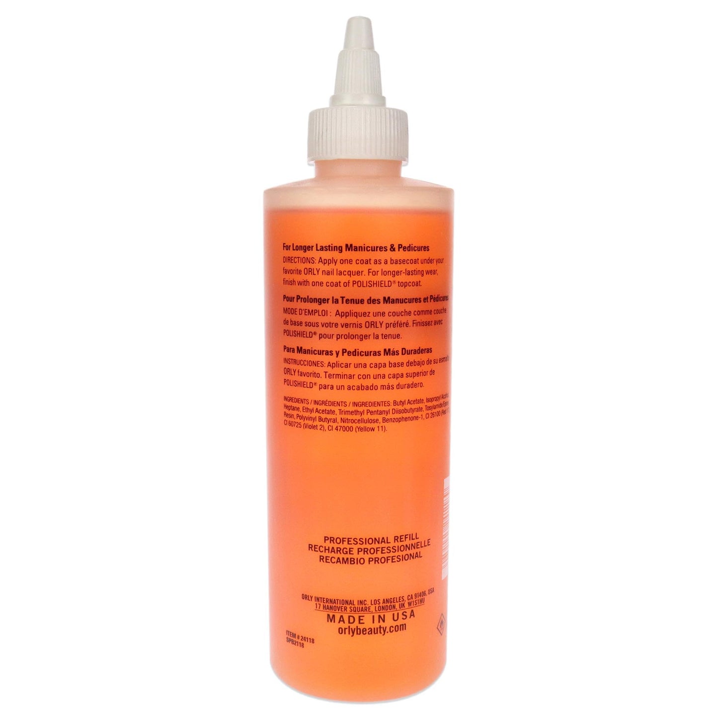 ORLY Bonder Rubberized Basecoat by Orly for Women - 8 oz Nail Polish Beauty & Personal Care Orly