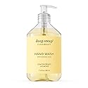 Deep Steep Liquid Hand Wash, Lemongrass Jasmine, 17.6 oz - Moisturizing Cleanser with Olive Oil, Aloe Vera, Glycerin & Hyaluronic Acid - Vegan, Clean