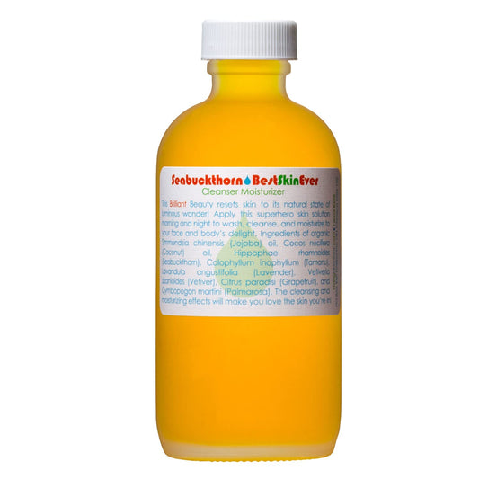Living Libations - Organic Best Skin Ever All-In-One Facial Cleanser, Exfoliator + Moisturizer | Natural, Wildcrafted, Vegan Clean Beauty