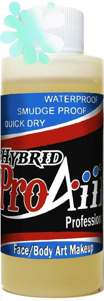 ProAiir Face and Body Painting Makeup - 4oz (120ml) Ghost Glo