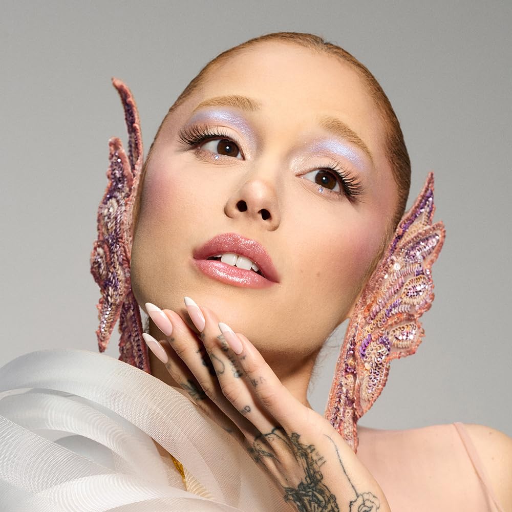 r.e.m. beauty by Ariana Grande Wicked: For Good | Glinda Makeup Set | Waterpoof Eye Shadow, All Over Glow Stick, Creamy Lip Liner, Glossy Lip Balm | 4