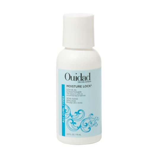 Ouidad Moisture Lock Leave In Conditioner for Curly Hair - 2.5 fl oz, Hydrating Hair Detangler, 2-in-1 Moisturizing Conditioner & Primer for Soft
