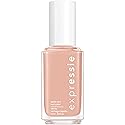 essie Expressie Nail Polish, Quick-Dry Light Beige Nail Polish, Power Moves, Vegan, Buns Up, 0.33 fl oz