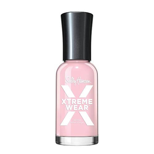 Sally Hansen Xtreme Wear Nail Polish | Streak-Free, Shiny Finish, Long-Lasting, Chip-Resistant, Opaque | Tickled Pink | Soft Baby Pink Nail Color Beauty & Personal Care Sally Hansen