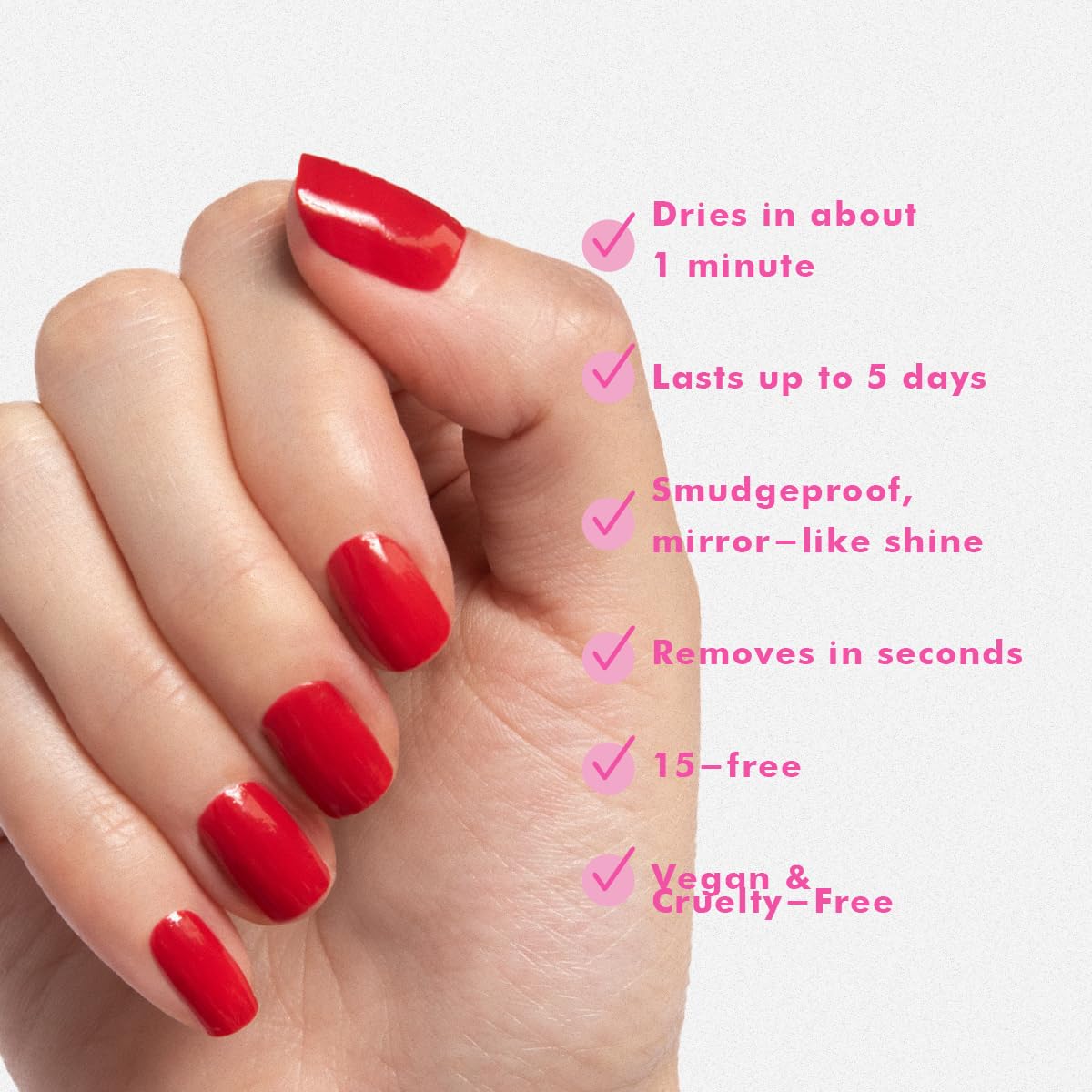 Olive & June Quick Dry Summer Nail Polish | Instant Fast-Drying Smudgeproof | 15-free Vegan Cruelty-Free | Lasts up to 5 Days | Salon-Quality Manicure Beauty & Personal Care Olive & June