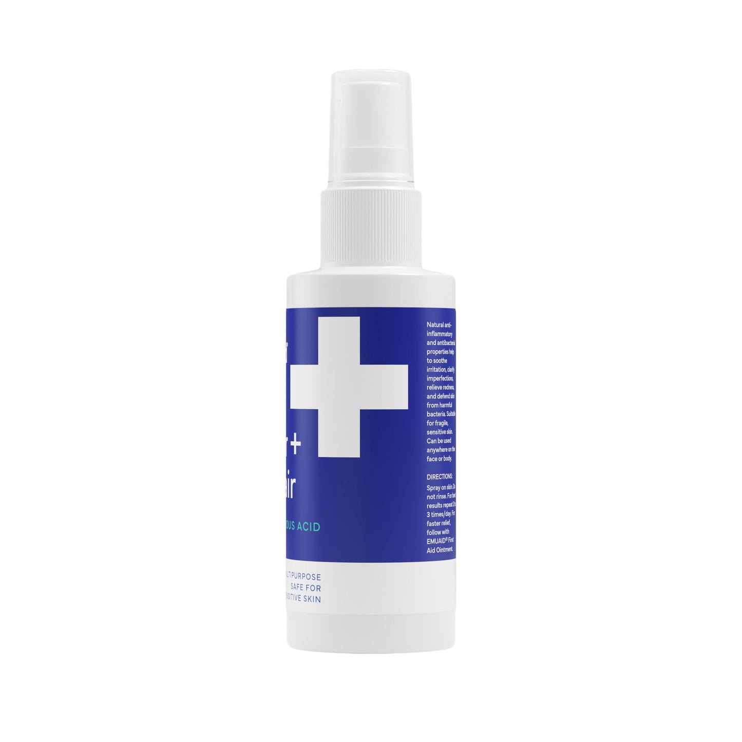 emuaid Clear + Repair Hypochlorous Acid Skin Spray, Hydrating Face and Mist Protection, Multi-Use Care for Sensitive Skin, Travel Size, 2 Pack