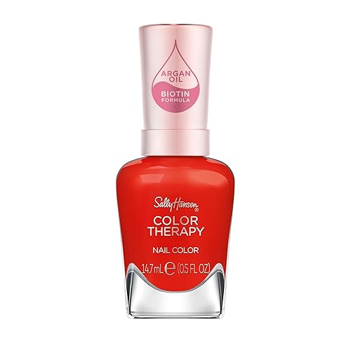 Sally Hansen Color Therapy Nail Polish, Red-iance, Pack of 1