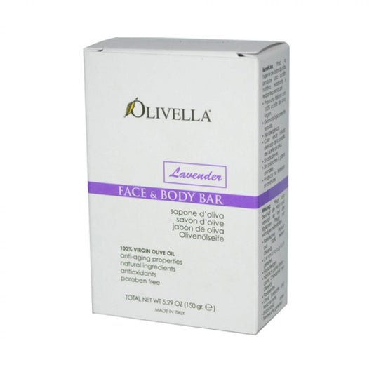 Olivella Face and Body Bar Soap, Lavender, 5.29 Ounce Beauty & Personal Care Olivella